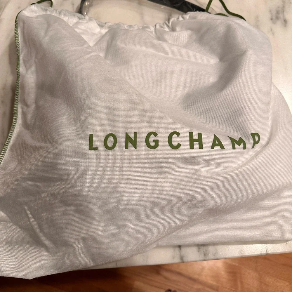 LONGCHAMP NWT Cavalcade Shoulder Bag, Large Size, Black Leather - Picture 6 of 12